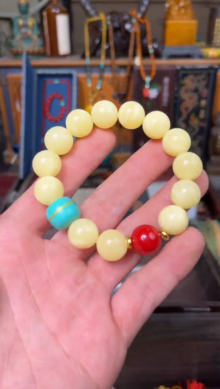 【闪购商品】蜜蜡手链未镶嵌100羊羊羊羊羊羊羊羊