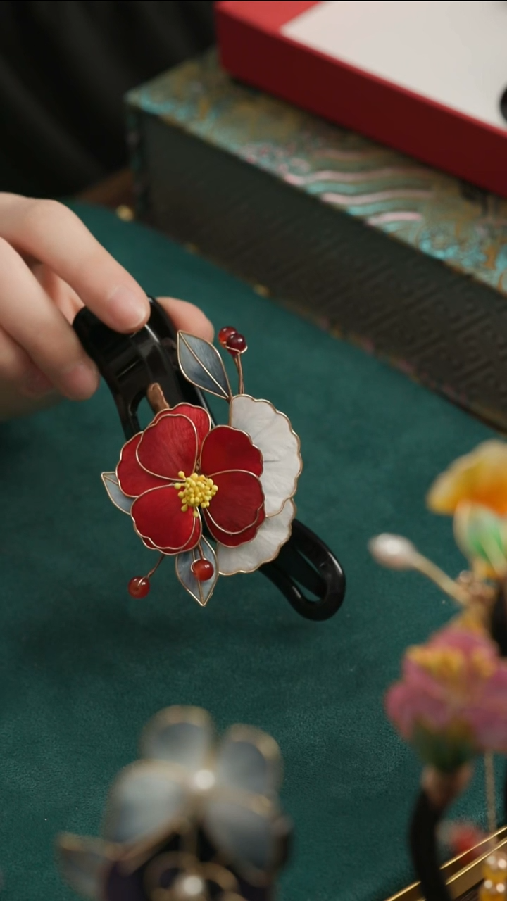 刺绣湘传礼新品懒人夹