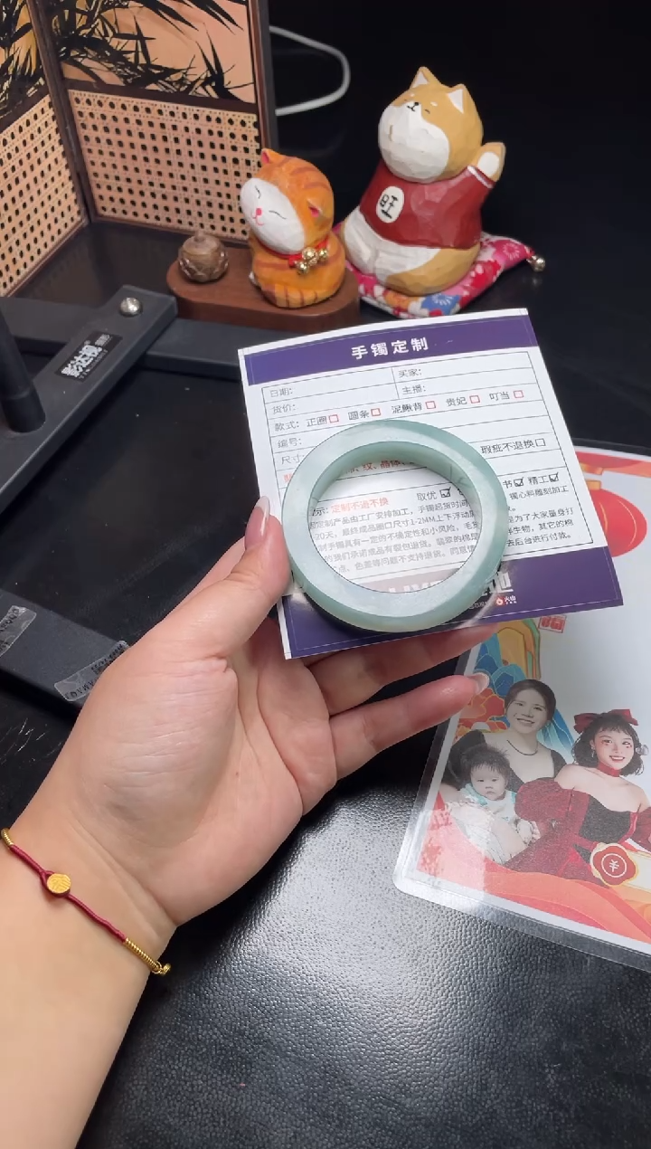 【闪购商品】定制翡翠手镯未镶嵌SZWJFC03DZS
