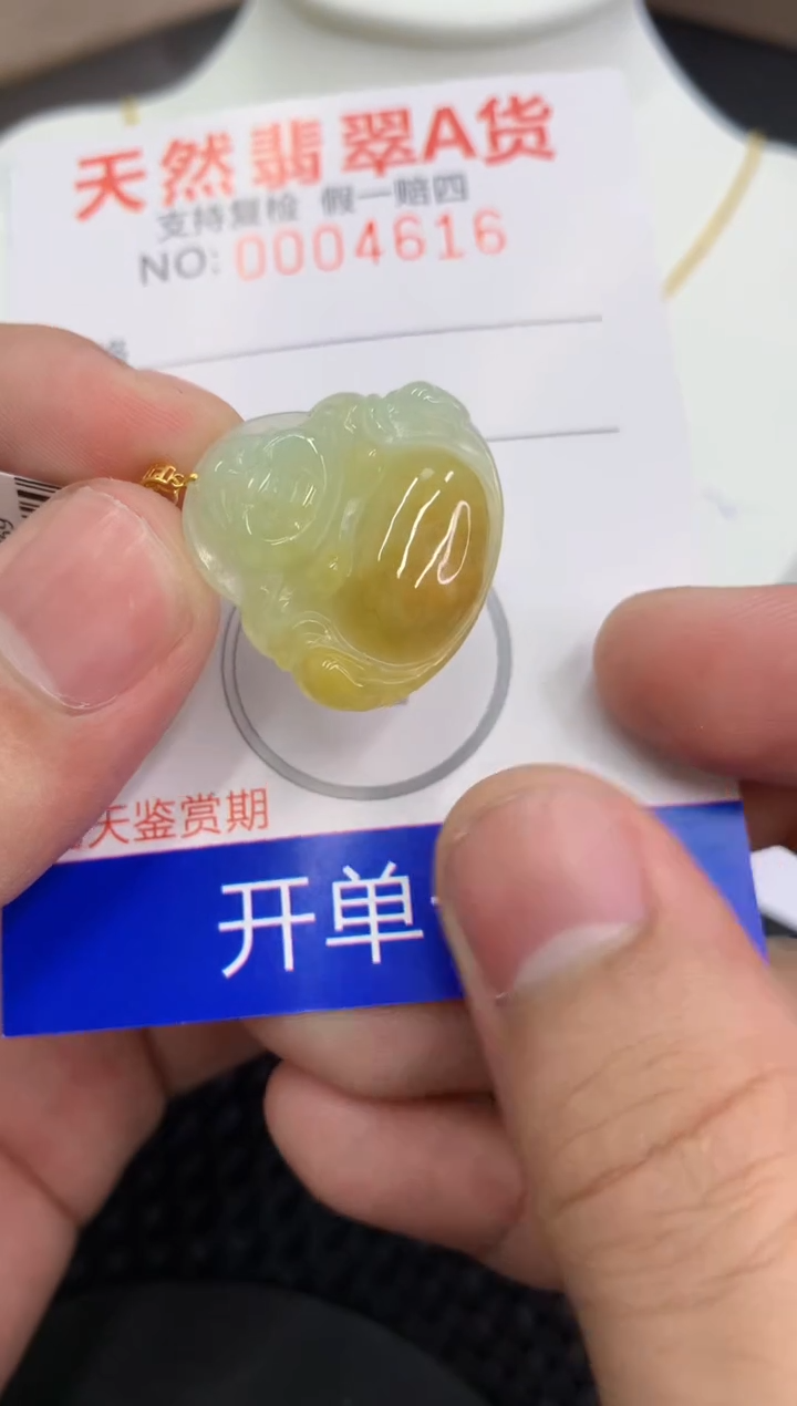 【闪购商品】翡翠颈饰18K金镶嵌73546103627833