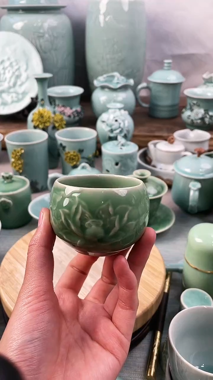 【闪购商品】特价 微瑕 慧仙青瓷