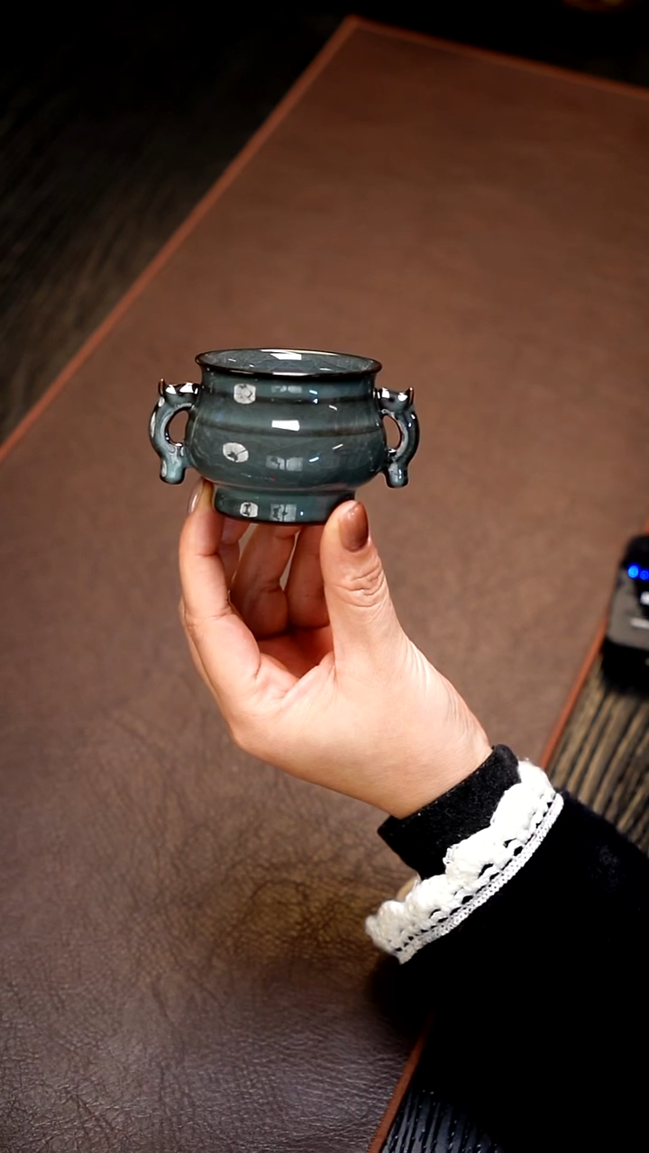 青瓷手工茶器包邮