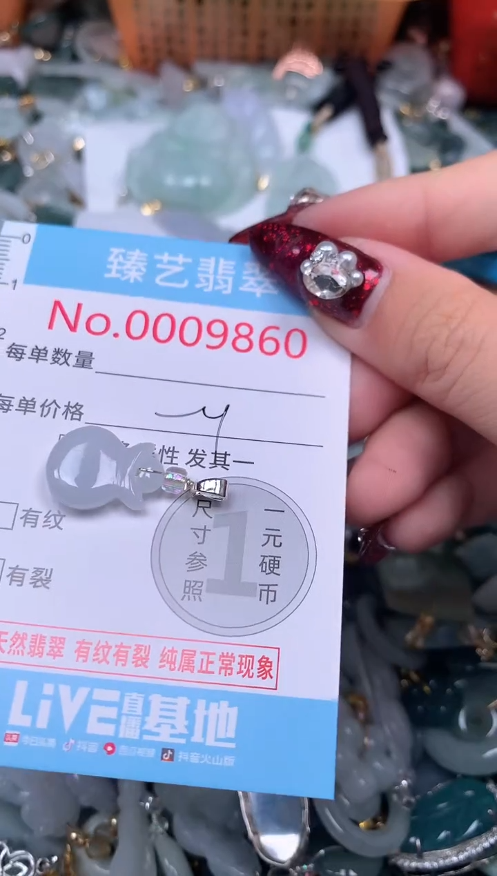 颈饰未镶嵌翡翠9860