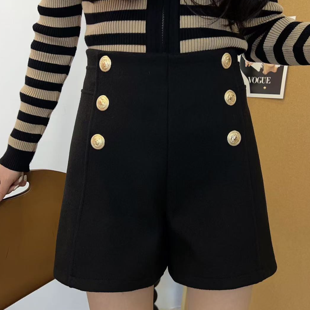 XIE4 韩版显瘦百搭短裤3596