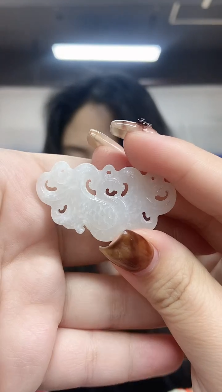 【闪购商品】和田玉（白玉）吊坠未镶嵌多样性发其一颜色微差
