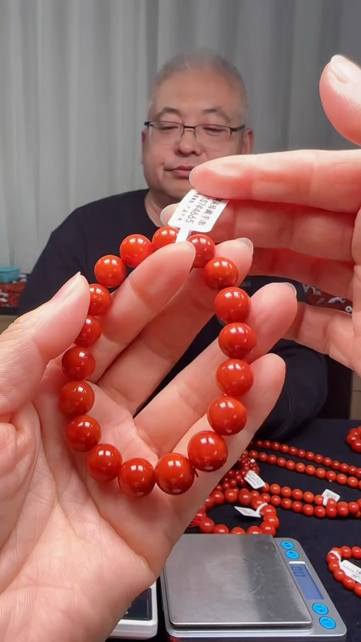 未镶嵌多样性发一件南红玛瑙11mm保山杨柳圆珠单圈