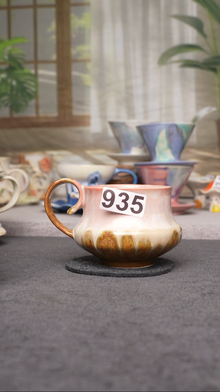 杯子陶935景德镇手工手创杯子 