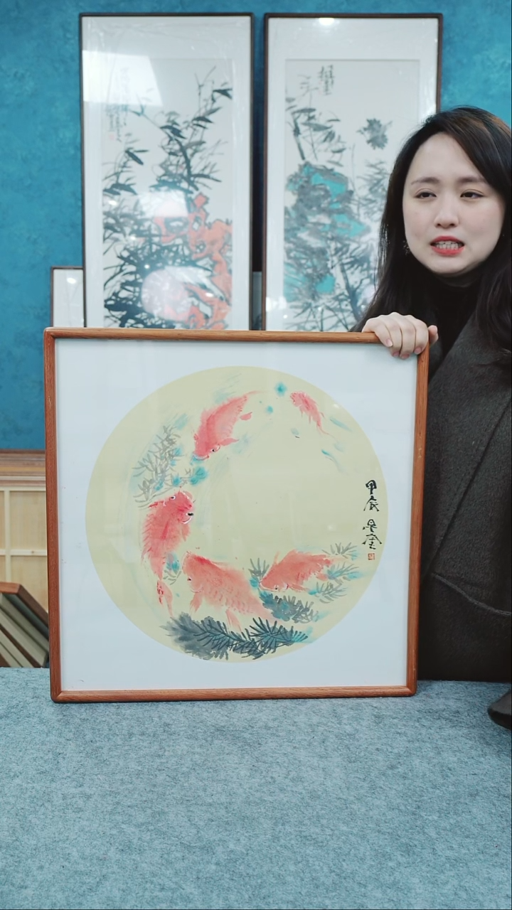 【闪购商品】国画50*50本土老师字画