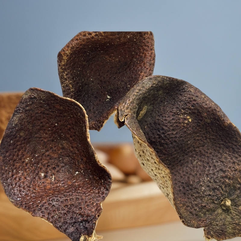 【新会陈皮15年冬后大红断皮】正宗新会陈皮15年陈冬后纯断皮精品茶