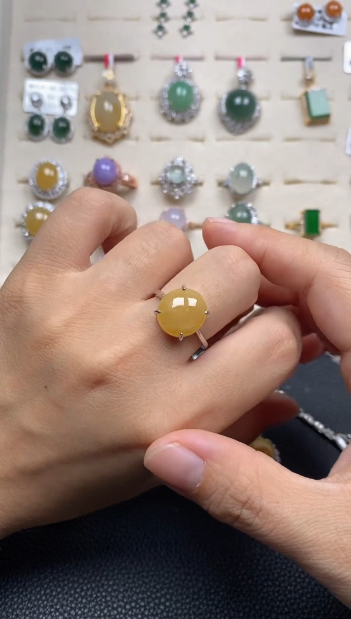 【闪购商品】翡翠戒指银S925镶嵌11111