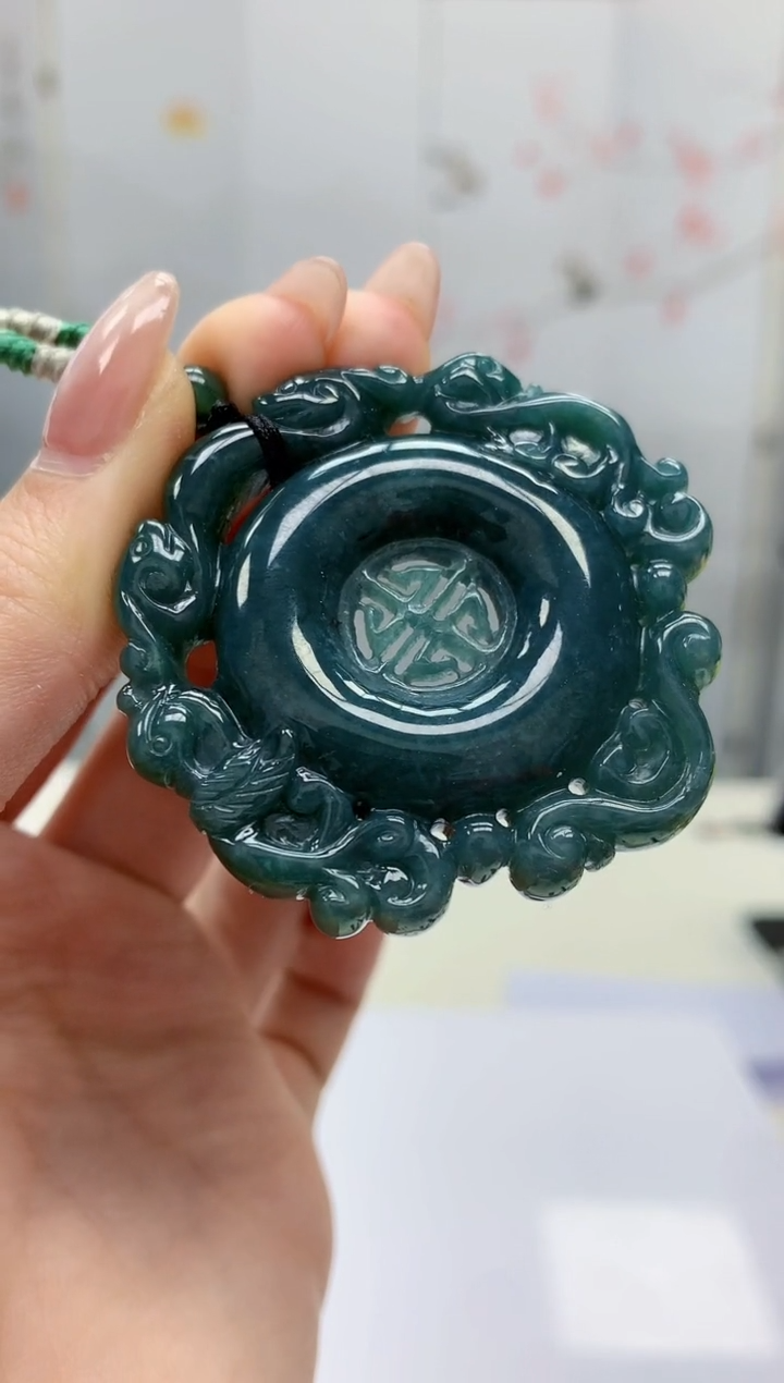 【闪购商品】定制翡翠未镶嵌3123jw-毛货挂件97