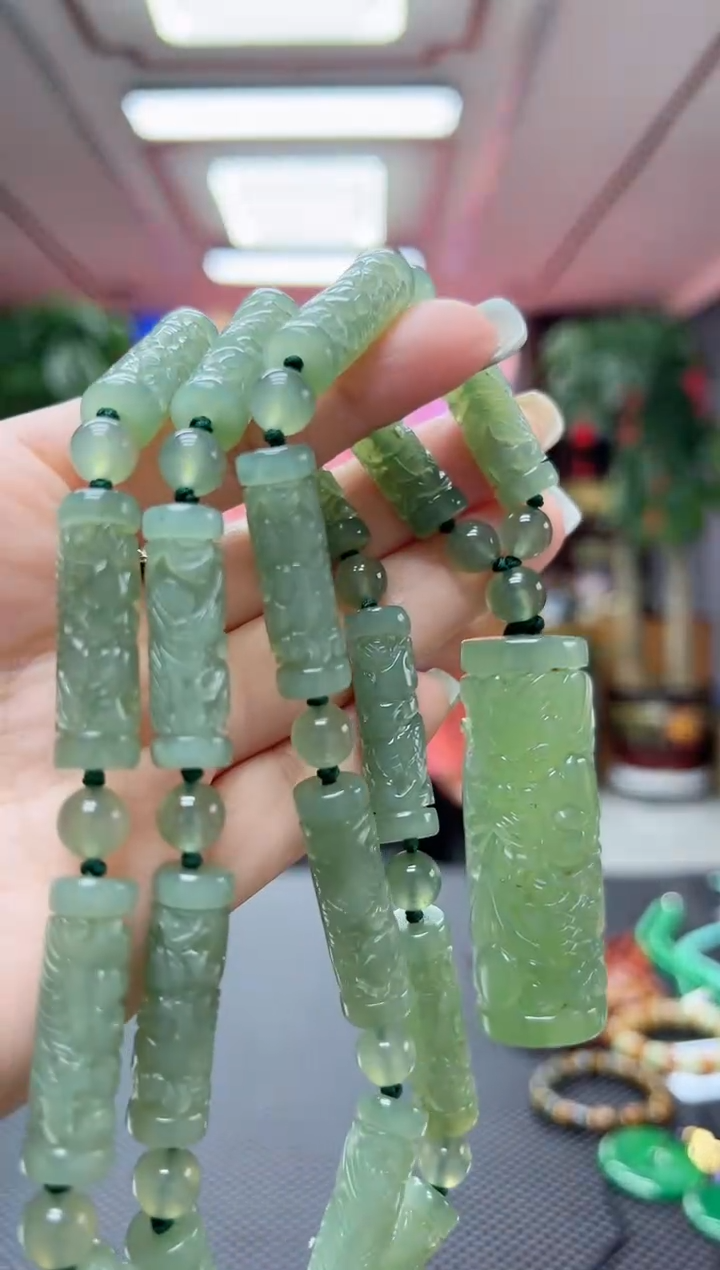 【闪购商品】岫玉挂件未镶嵌精品龙柱