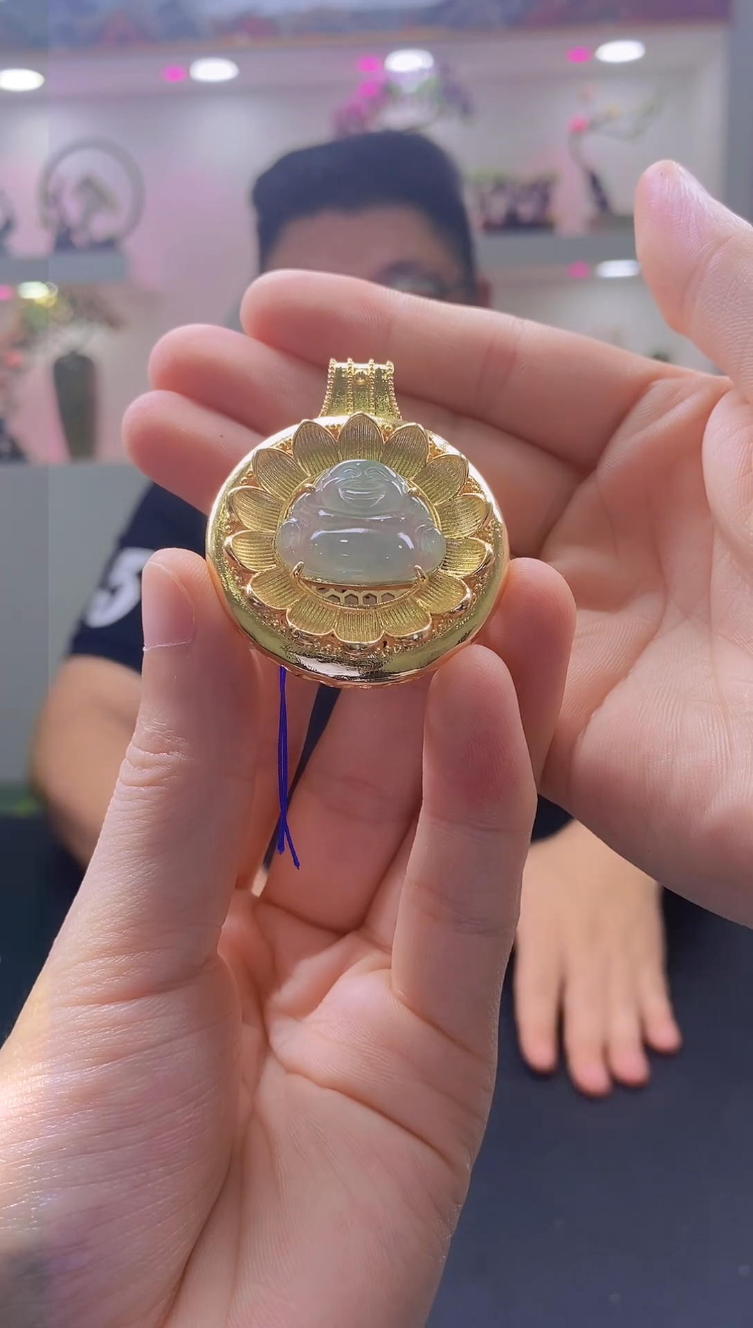 翡翠未镶嵌颈饰J-@@SX52926