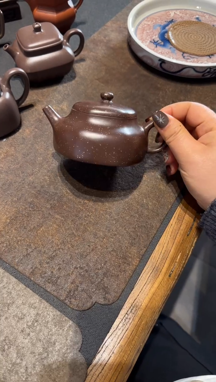 【闪购商品】紫砂茶壶六方静乐 铺砂