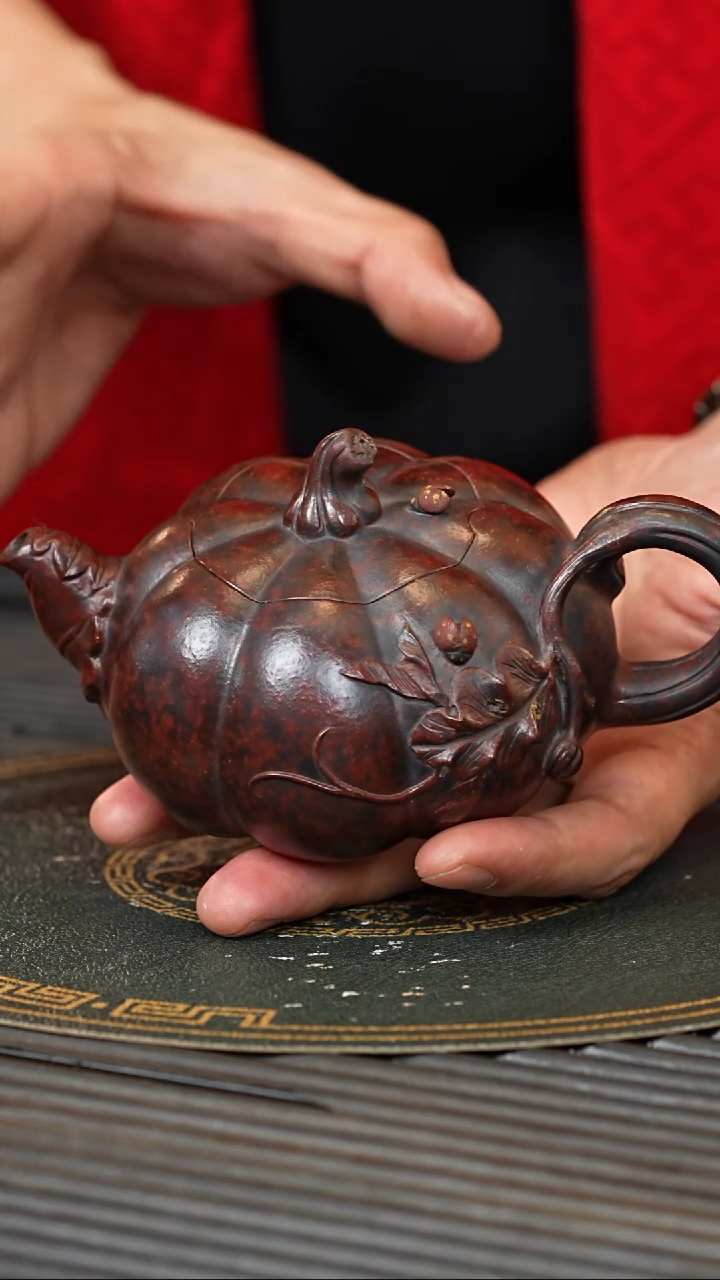 【闪购商品】紫砂茶壶CYL 紫御砂 南瓜 251cc