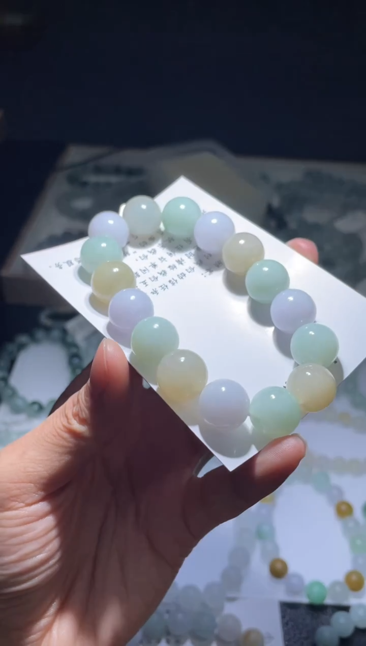 未镶嵌定制翡翠翡翠手串