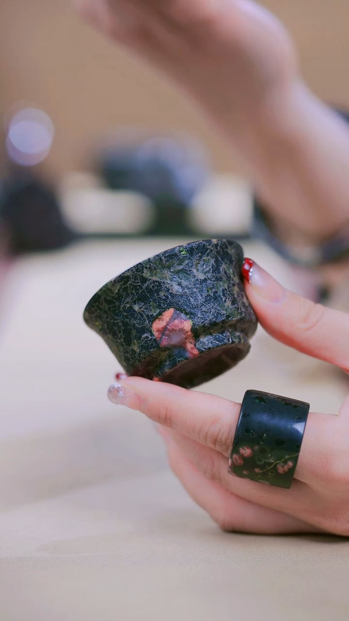 【闪购商品】36寻武记A梅花玉玉杯一物一拍