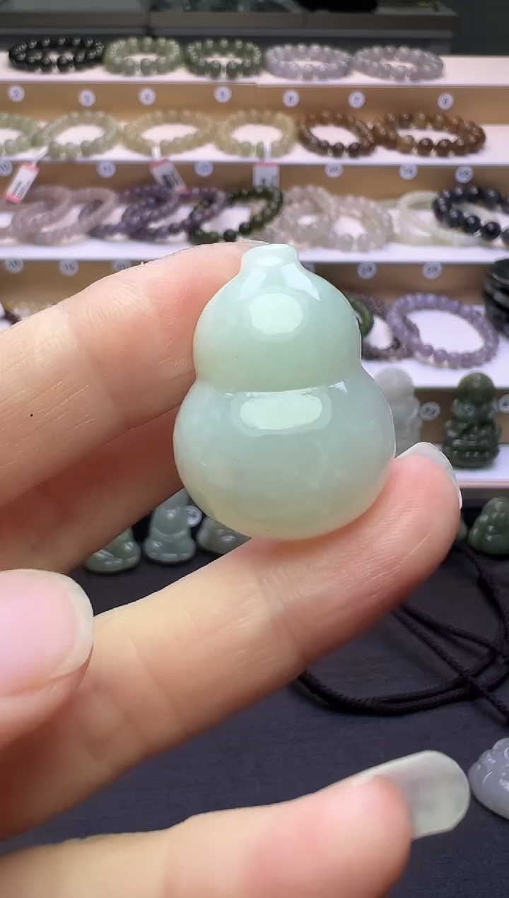 颈饰未镶嵌和田玉111号链接有棉点约卡31*23*10