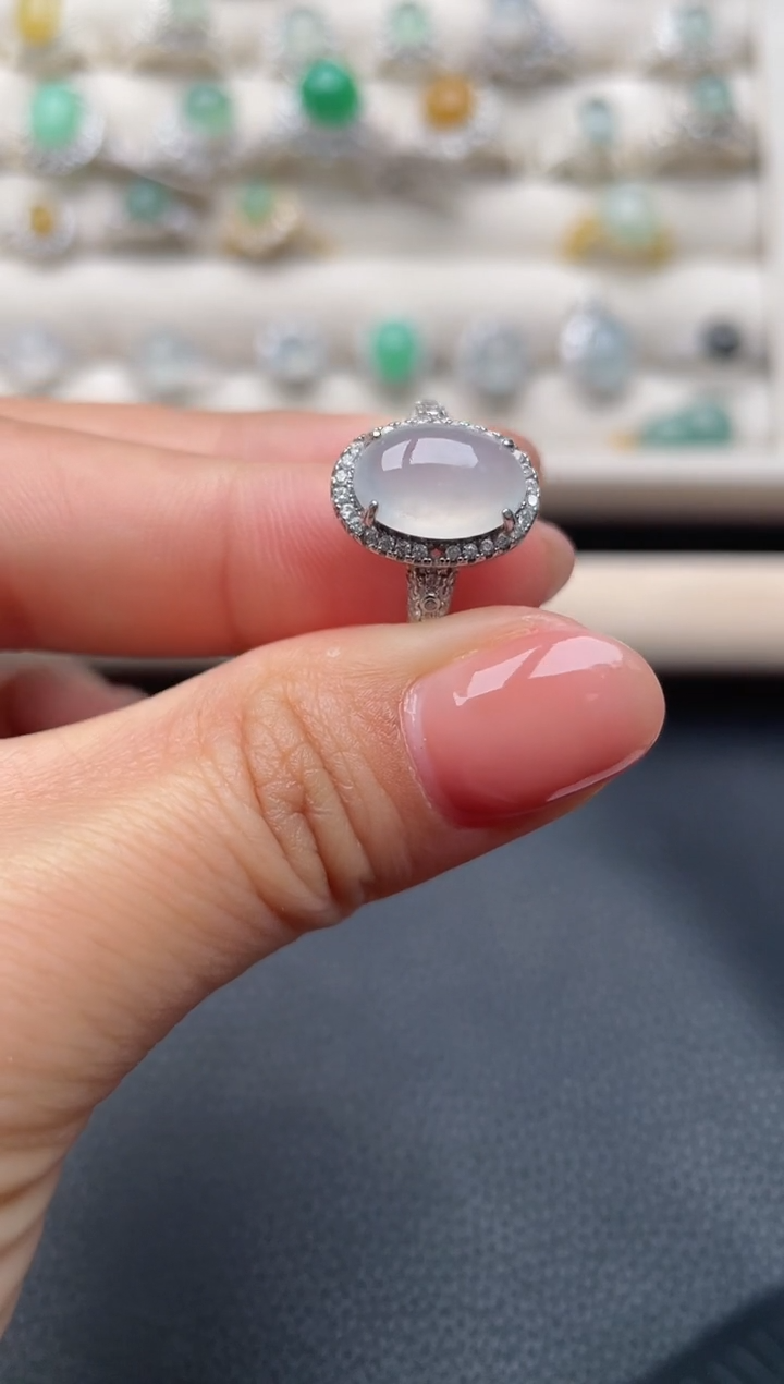 【闪购商品】翡翠戒指银S925镶嵌1111111111  19