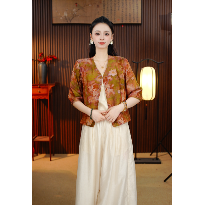 【枫秋】湾湾高定新中式国风外套