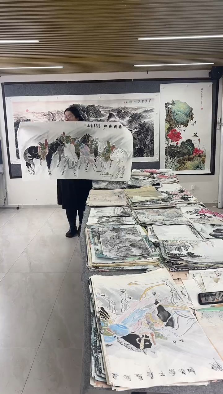 国画丹青专属福利-四尺整张马2刘建国