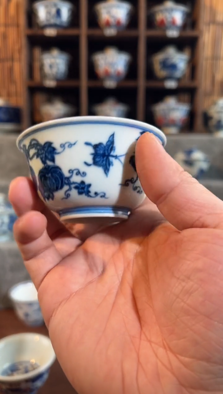 【闪购商品】9904天禄言瓷手绘茶器天花板