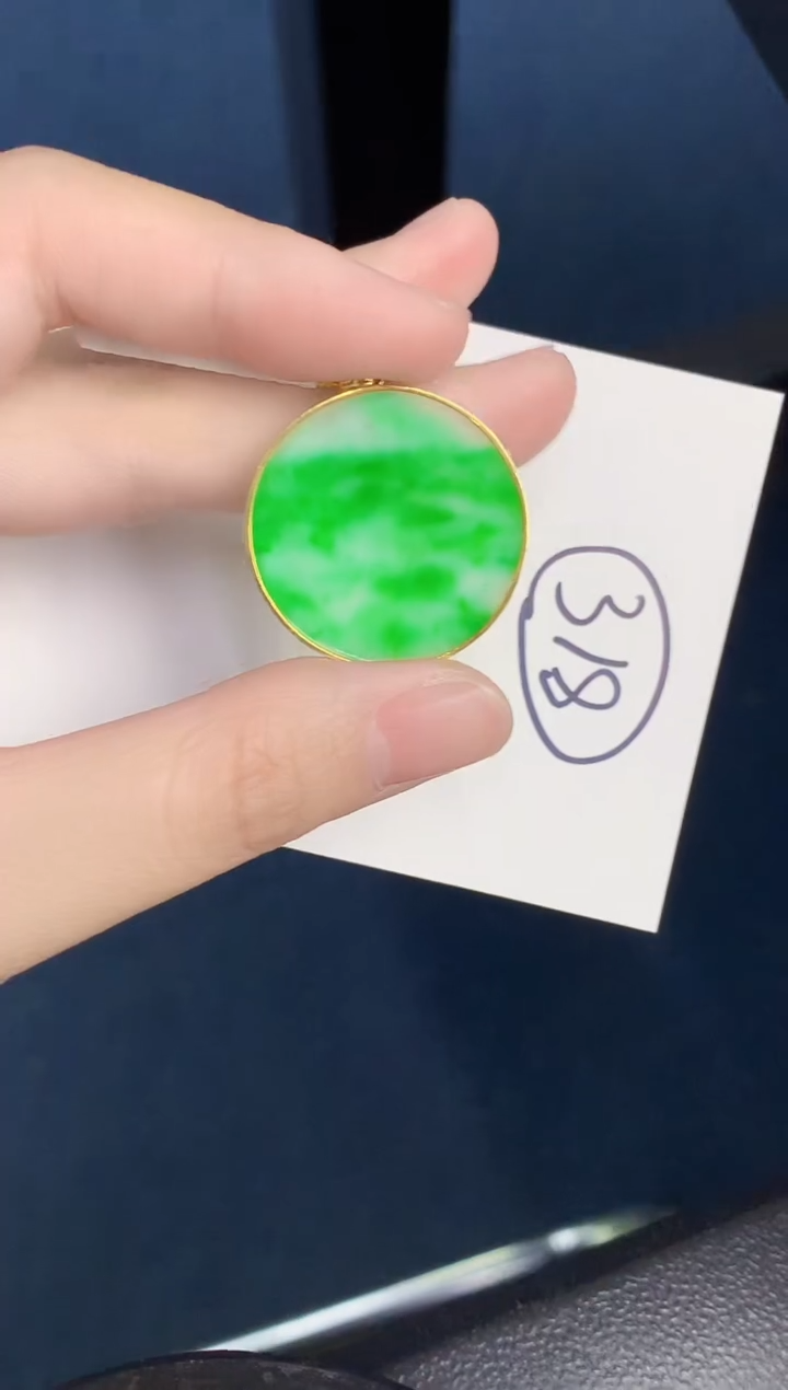 【闪购商品】翡翠颈饰18K金镶嵌000000000