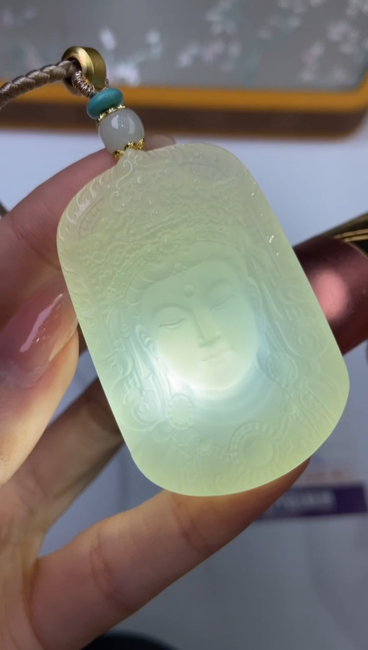 【闪购商品】和田玉挂件未镶嵌277255/观音  多样性一件发
