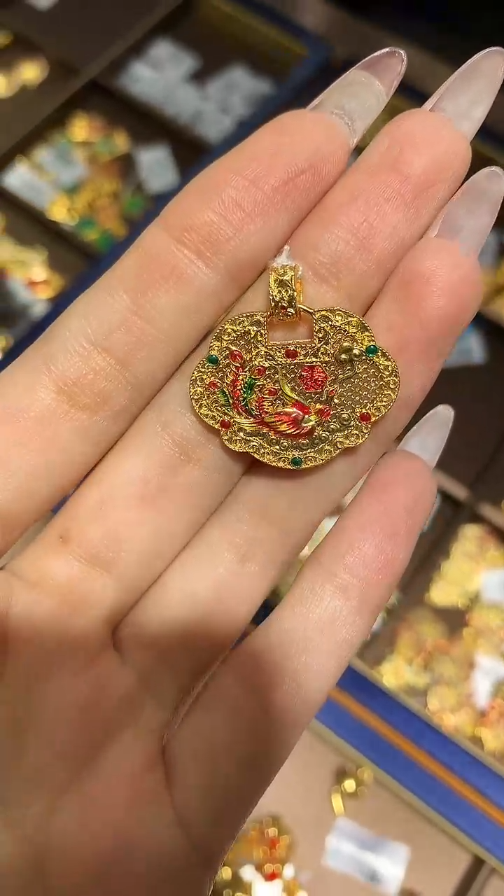【闪购商品】18K金吊坠(不含链)凤凰牌吊坠