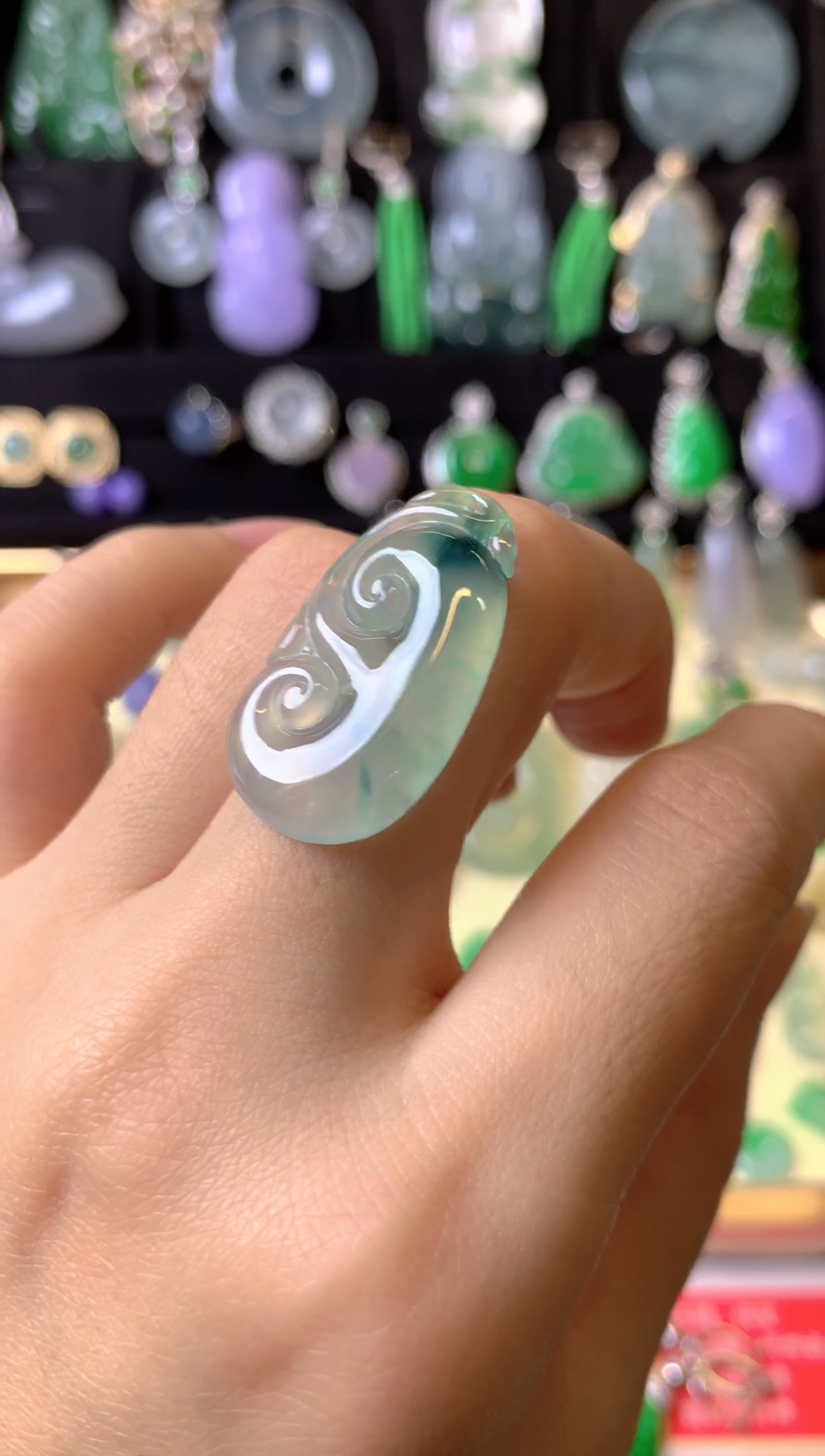 【闪购商品】定制翡翠未镶嵌1裸玉（客户意向镶嵌）