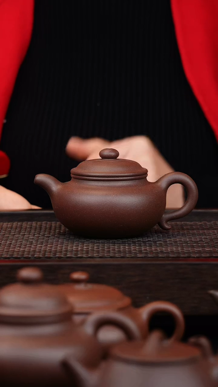 【闪购商品】紫砂茶壶微瑕封釉200cc平台低槽清
