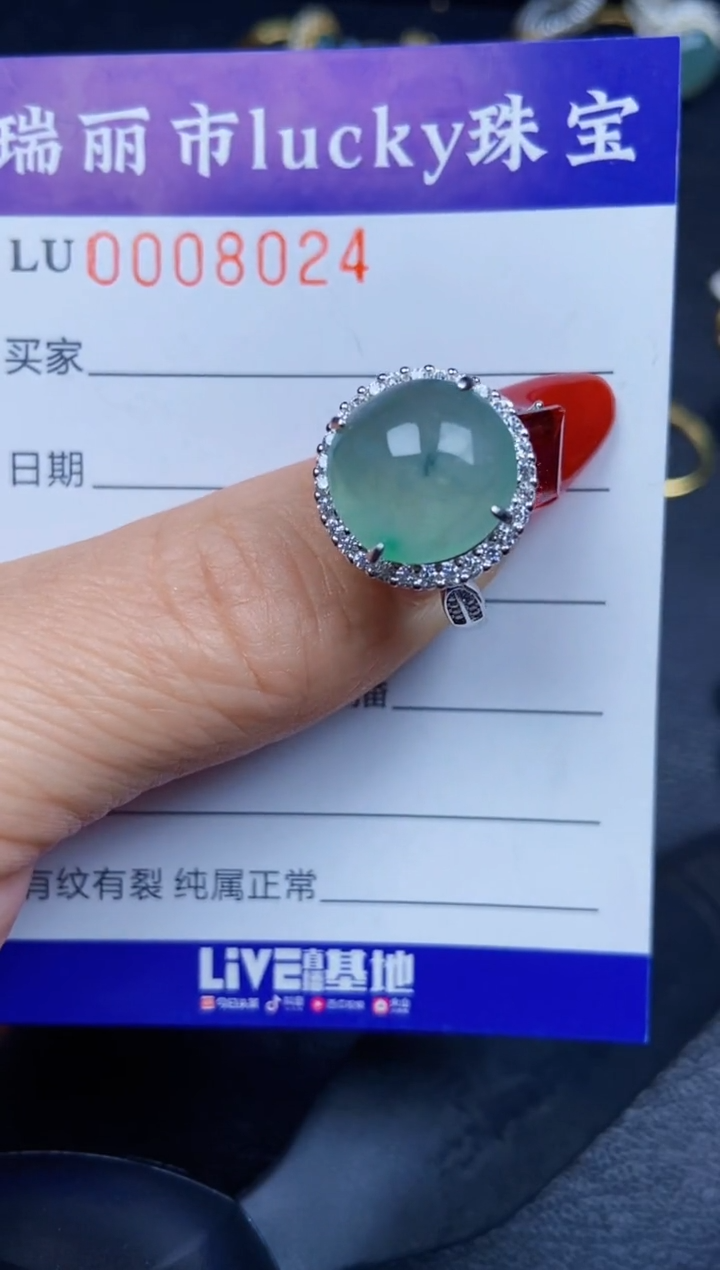 【闪购商品】翡翠颈饰银S925镶嵌8024