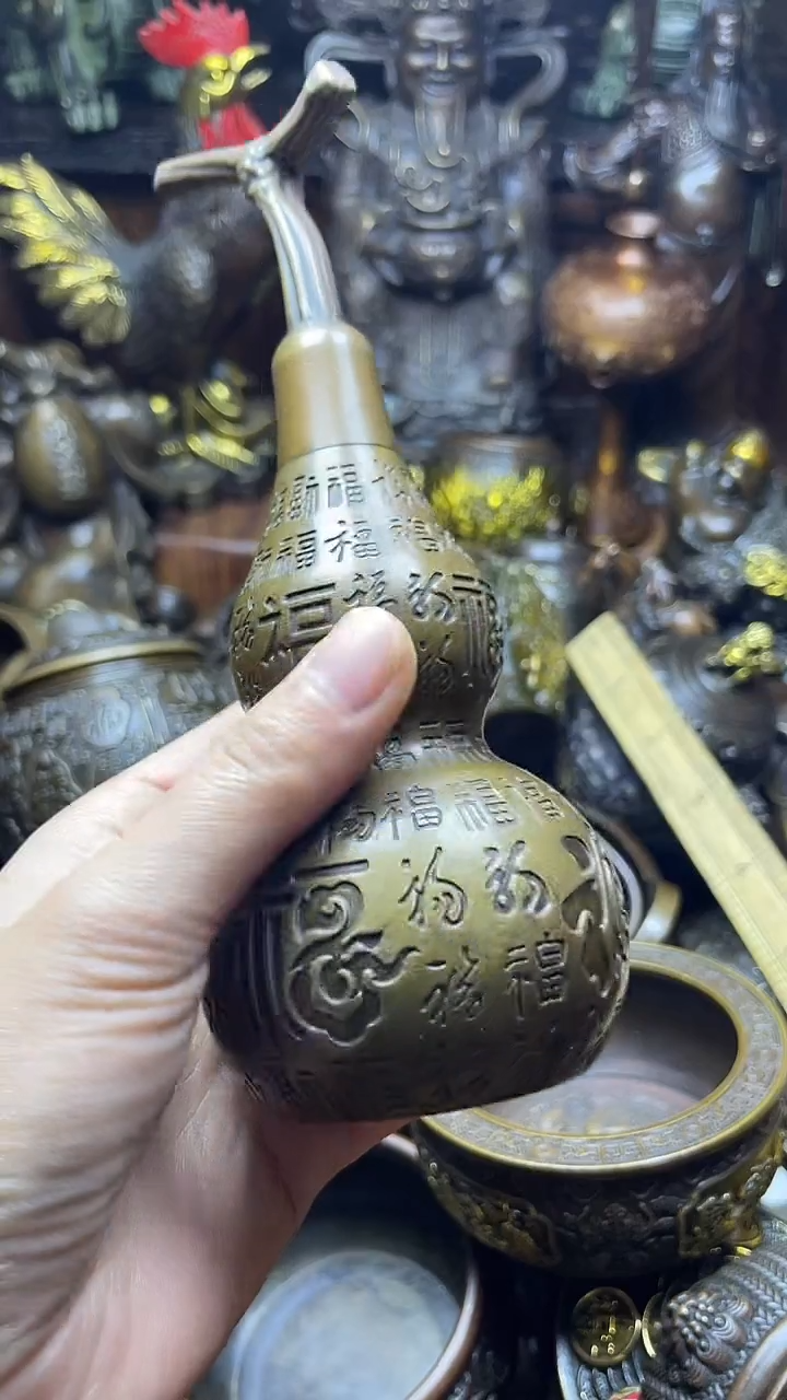 闪购链接，点击下单，有运费险，铜摆件