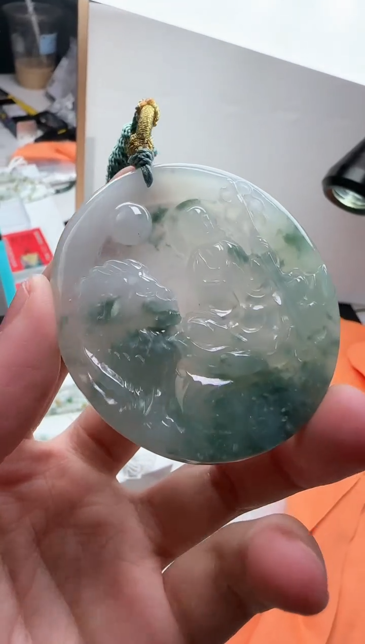 【闪购商品】翡翠吊坠(不含链)未镶嵌菩萨吊坠61