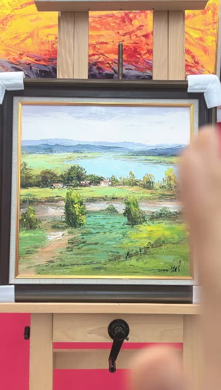 【闪购商品】绘画梁静-50*50-风景油画