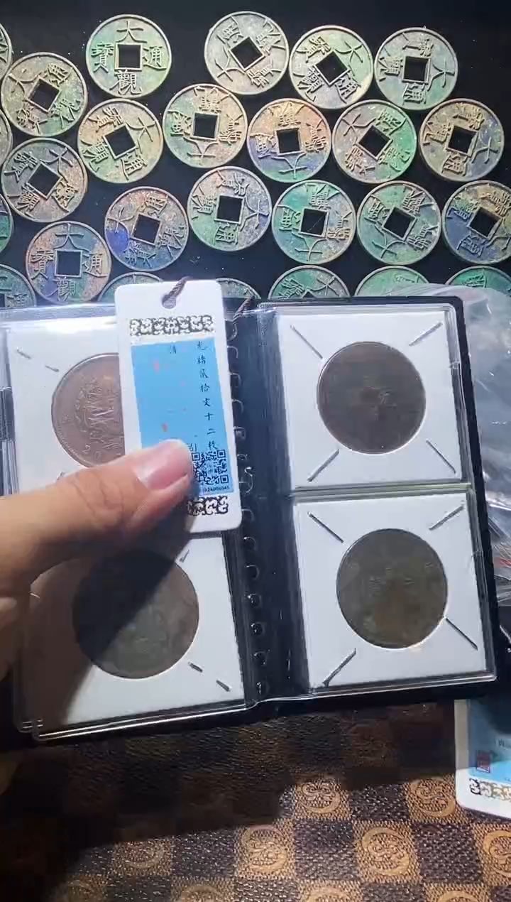 铜A711精品光绪贰拾文十二枚册(斐龍)