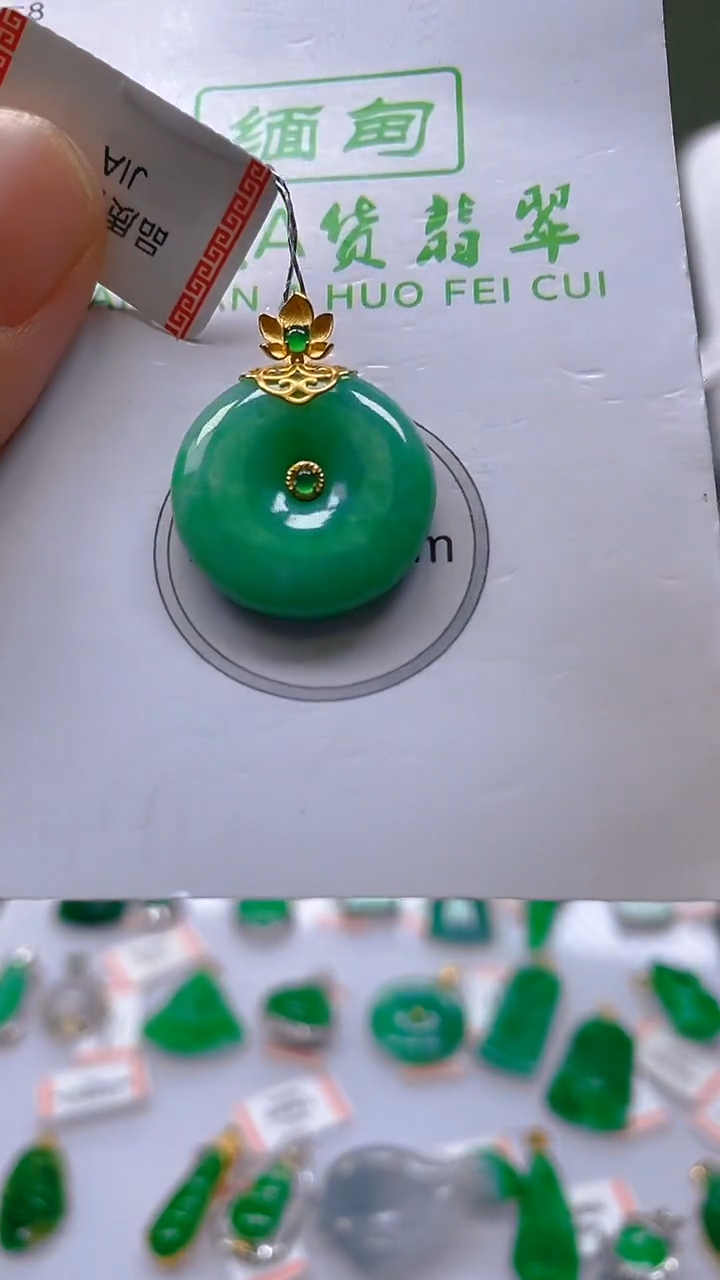 【闪购商品】翡翠18K金镶嵌颈饰新号开播，全场乱卖