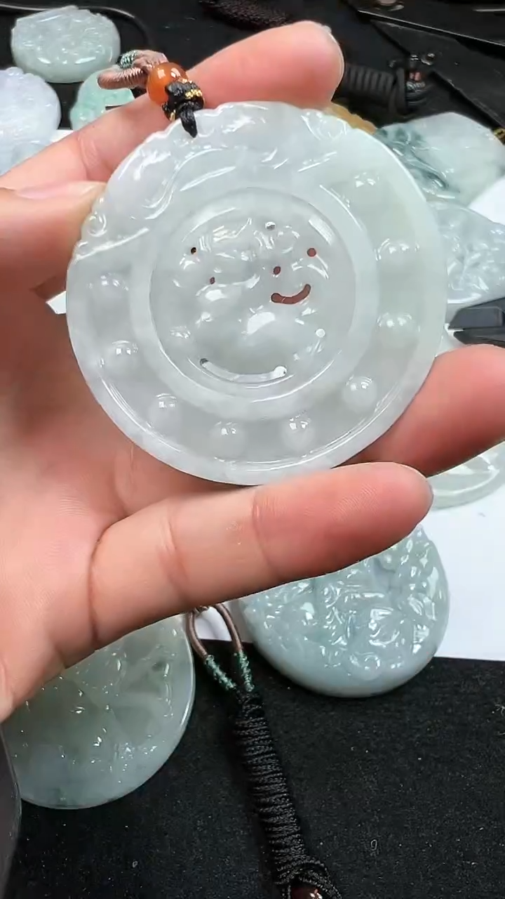 【闪购商品】翡翠颈饰未镶嵌天然翡翠带绳多样性发