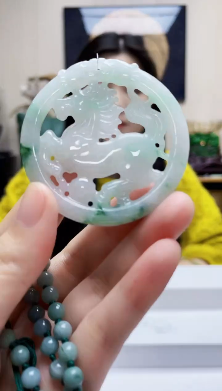 未镶嵌定制翡翠吊坠116