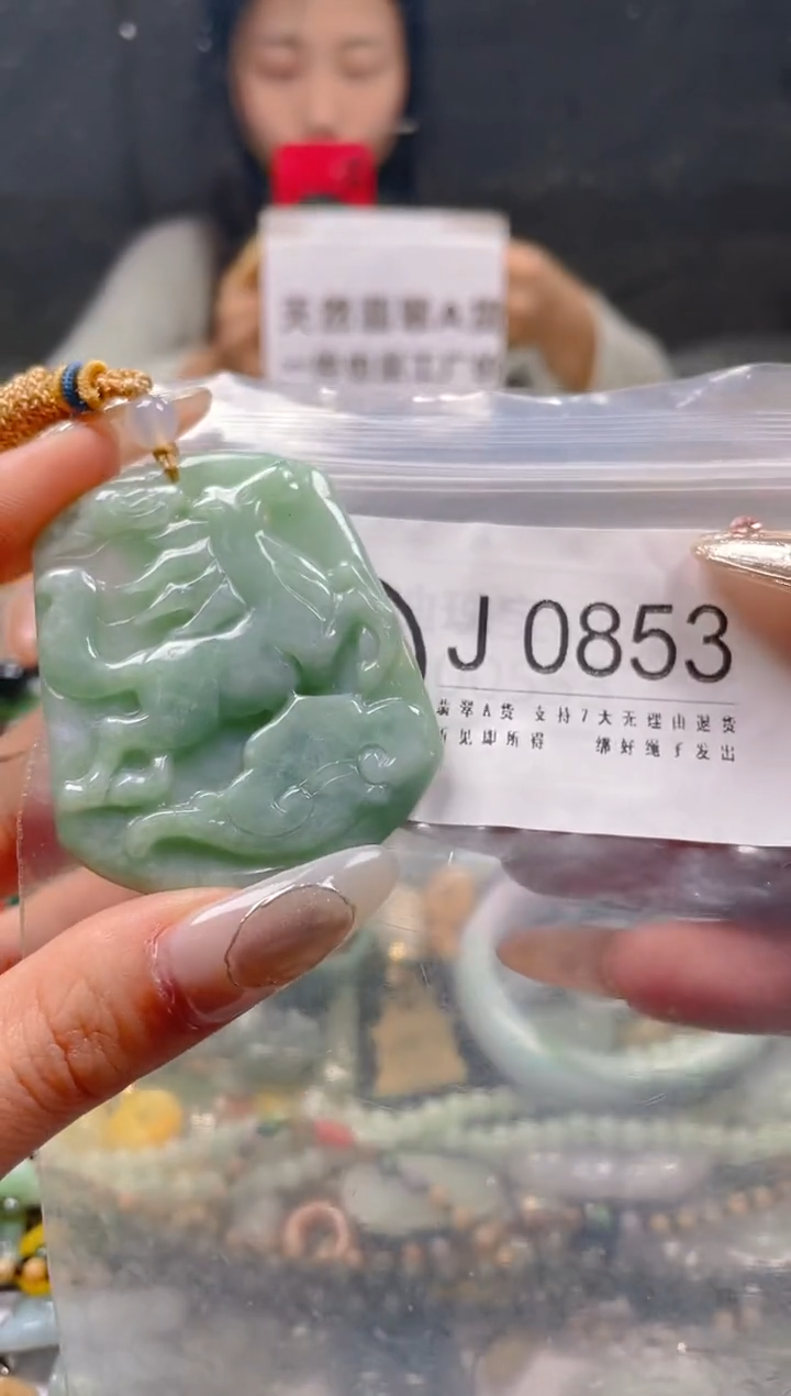 【闪购商品】翡翠颈饰未镶嵌/J/翡翠A货一图一物