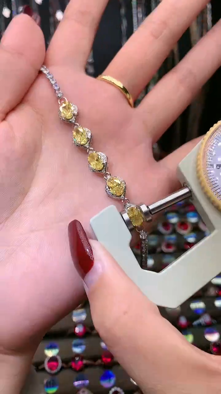 【闪购商品】水晶手链银S925镶嵌银