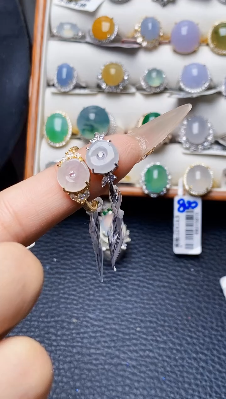 未镶嵌戒指翡翠农***莉5177