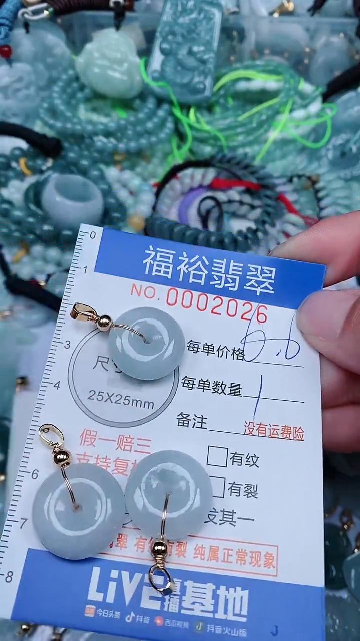 【闪购商品】翡翠颈饰未镶嵌...0002026多样性发其一