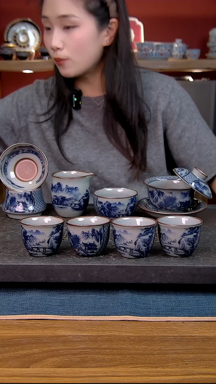 简装家用款8件套 老陶泥开片纹陶瓷茶具