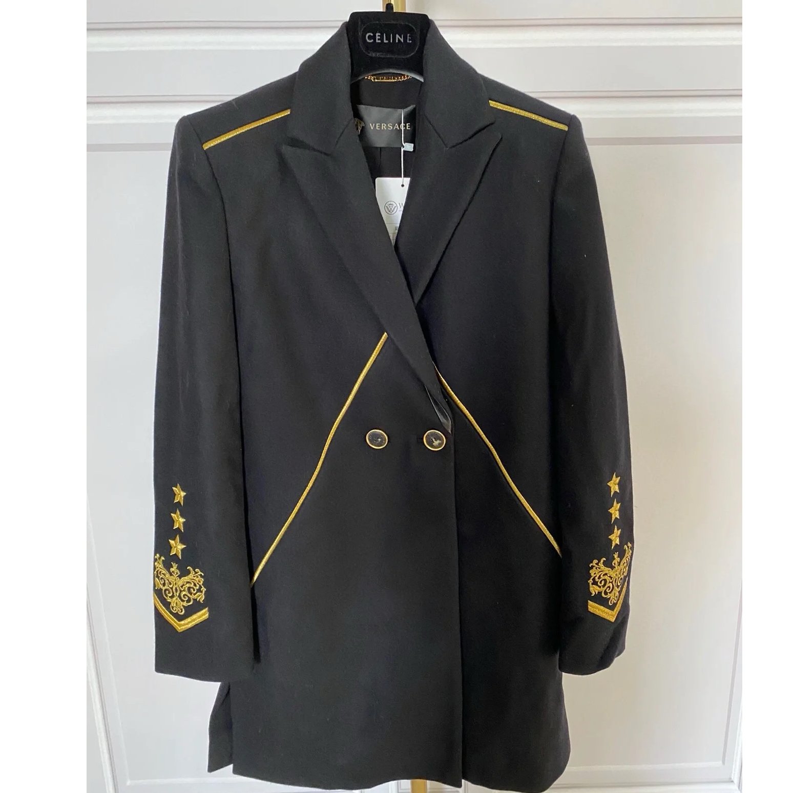 99新 VERSACE/范思哲 双双臻选/kk00014/范思哲西装/40