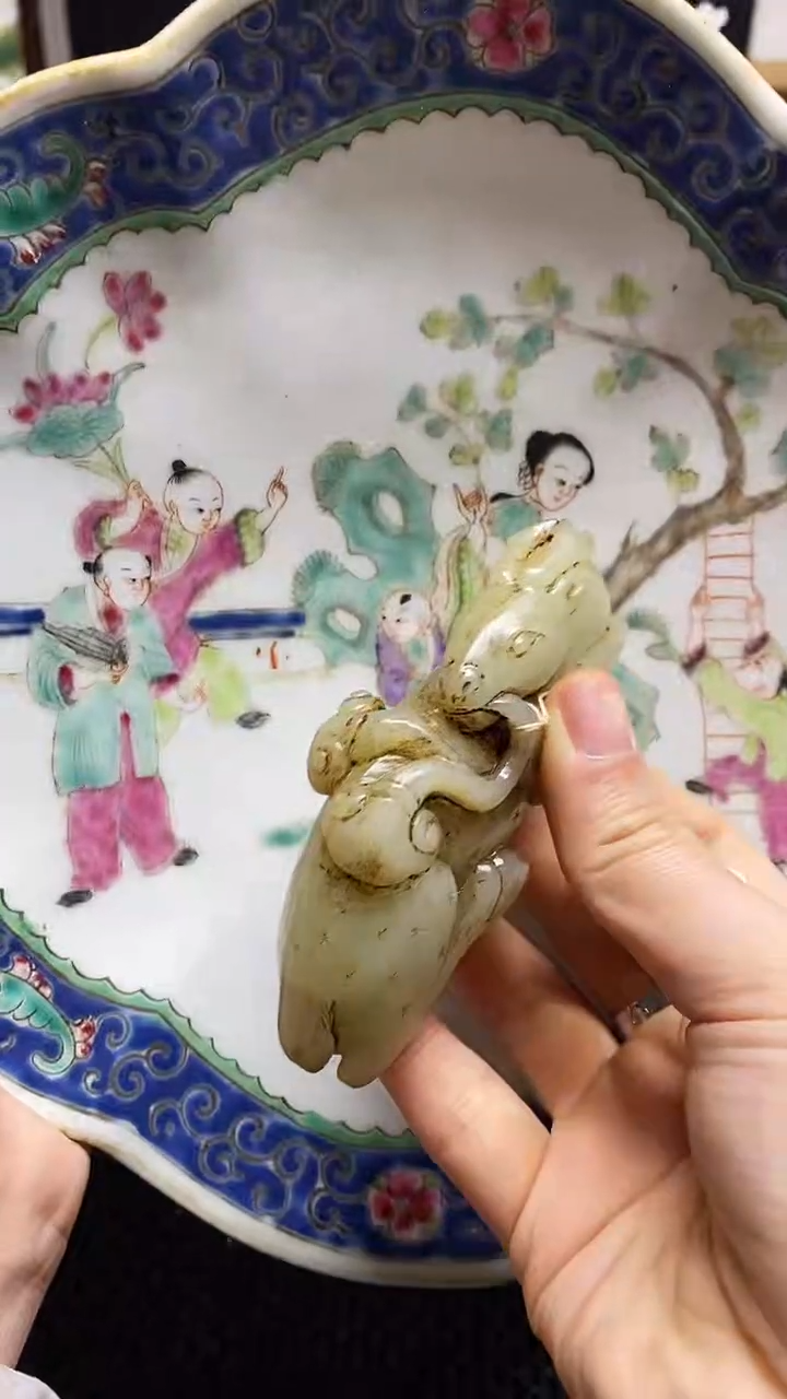 【闪购商品】瓷片瓷片瓷器 摆件1个