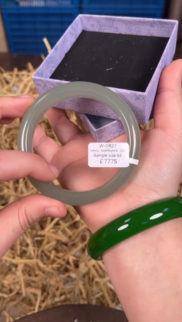 未镶嵌手镯石英质玉W0827