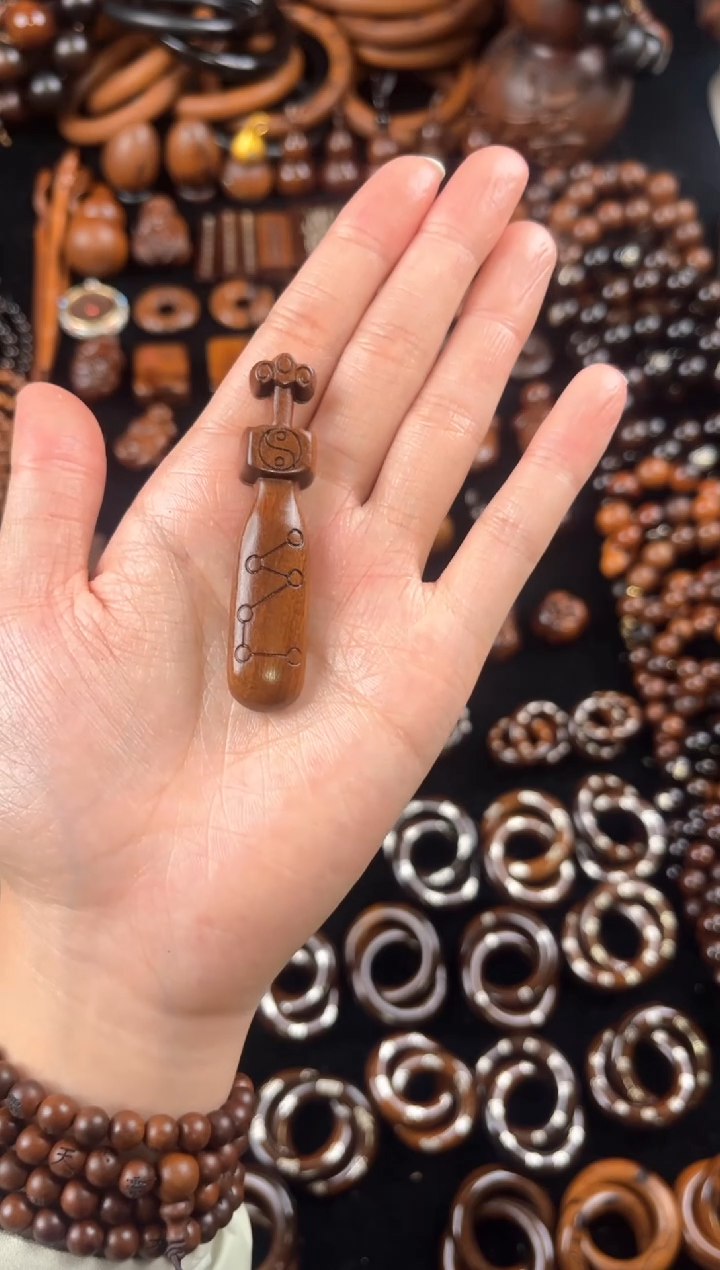 枣木雷击枣木老料六七星小剑