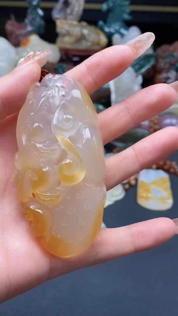 【闪购商品】玛瑙/玉髓颈饰未镶嵌dd