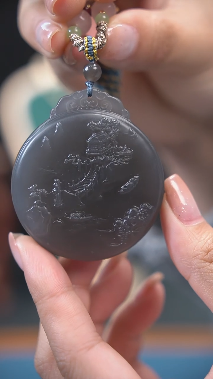 【闪购商品】和田玉吊坠(不含链)未镶嵌山水